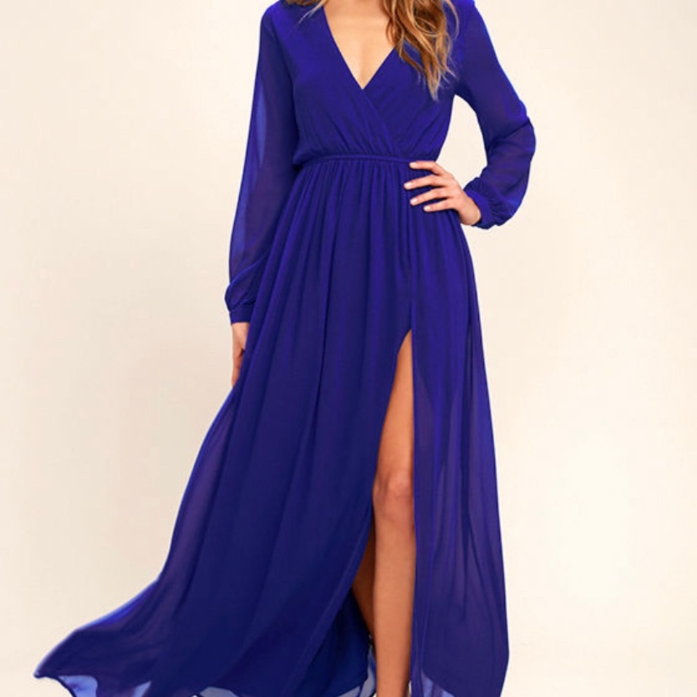 Royal Blue Maxi Dress